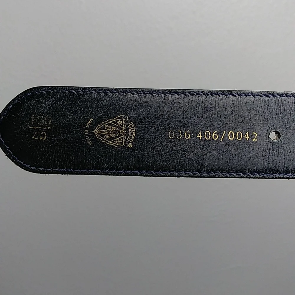 Gucci Belt Made In Italy Women's Belt Size 29 - 100/40 Black/Brown - Picture 15 of 17